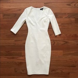 Lulus Style and Slay White Bodycon Midi Dress